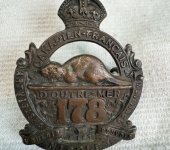 178th Battalion CEF Cap Badge