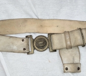 Early Canada Militia Buff White Belt