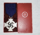 25 Year Civil Service Long Service Medal and Box