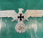 German Veterans Association Tunic Aluminum Breast Eagle