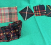 Tartan Badge Backs