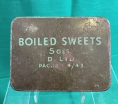 1943 Dated  Boiled Sweet Tin
