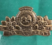 85th Battalion CEF Collar Single