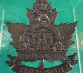 55th Battalion CEF Cap Badge