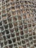Canadian 2nd War Burlap Camo Helmet