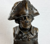 Frederick The Great Spelter Bust