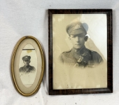 Large and Small Portrait of a New Brunswick Soldier