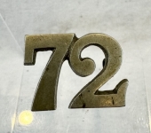72nd 2nd Battalion of Annapolis Pork Pie Numeral