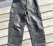 German 2nd War Leather U Boat Pants in Grey Leather