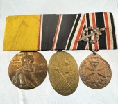Imperial German Trio of Medals