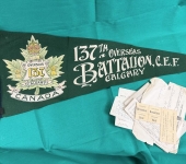 137th Battalion CEF Pennant