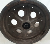 German 2nd War Steel Bogie Wheel