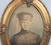 Oval Portrait of 226 Battalion (Men of the North)Soldier
