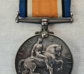 85th Battalion Single British War Medal to MSM Winner