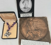 85th Battalion Plaque and Cross